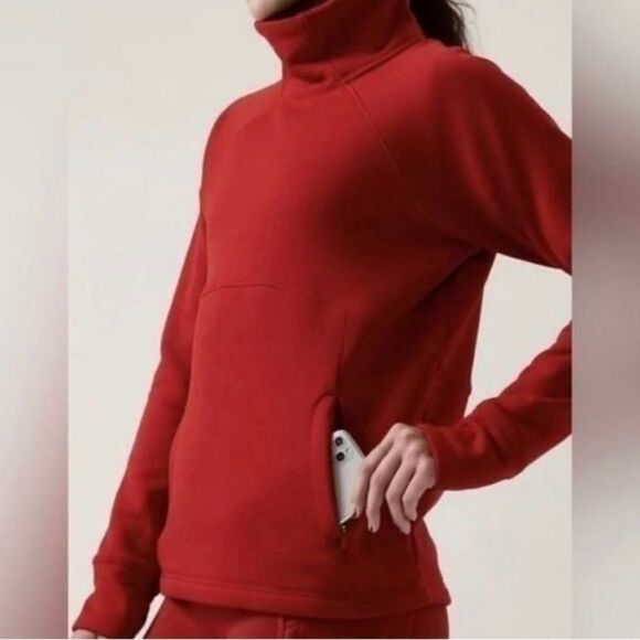 #101 ATHLETA Altitude Lined Funnel Neck Sweatshirt - Picture 2 of 12